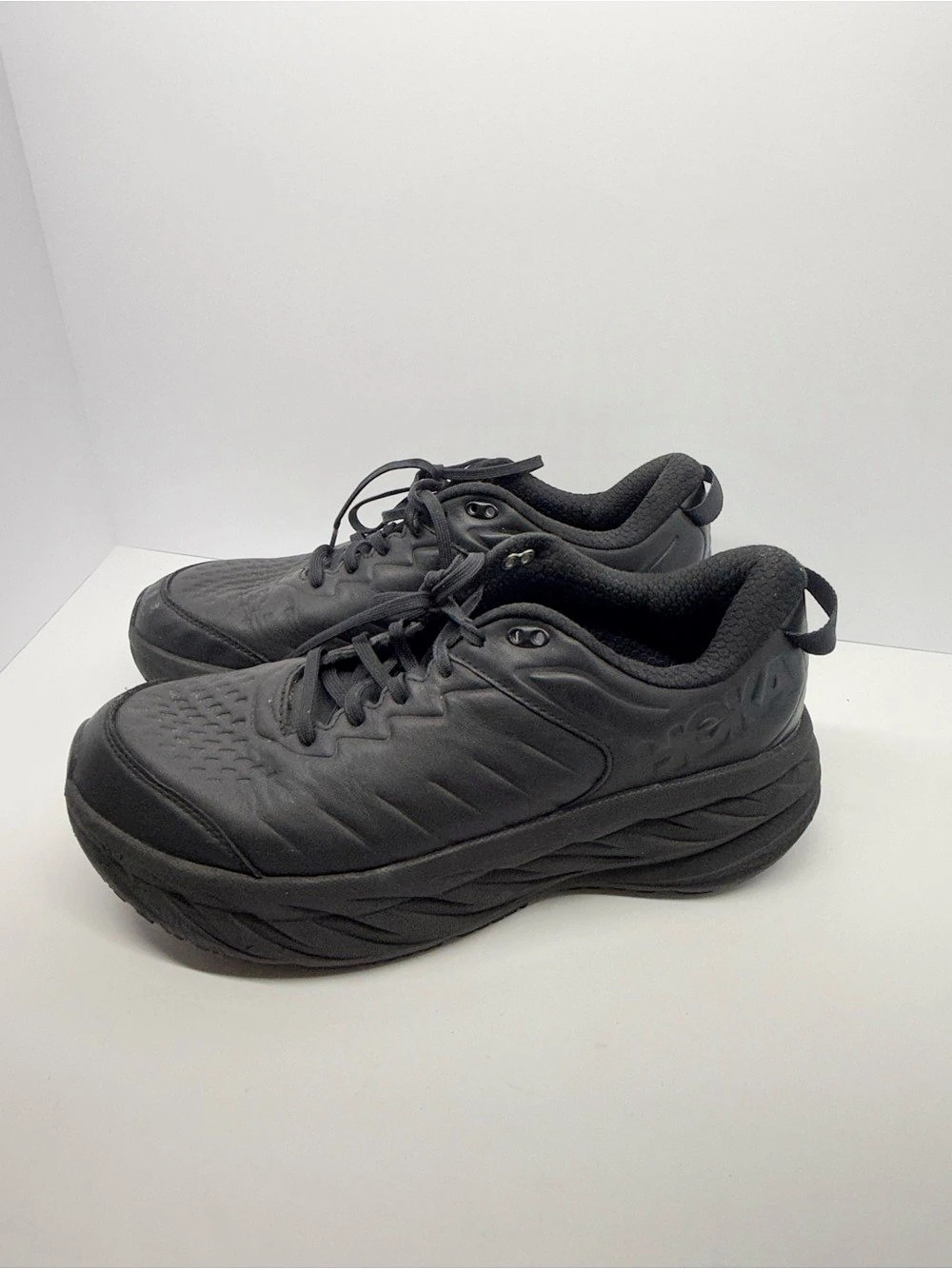 HOKA ONE ONE Bondi SR Slip Resistant Low Top Lace-Up Black US 11 1110521